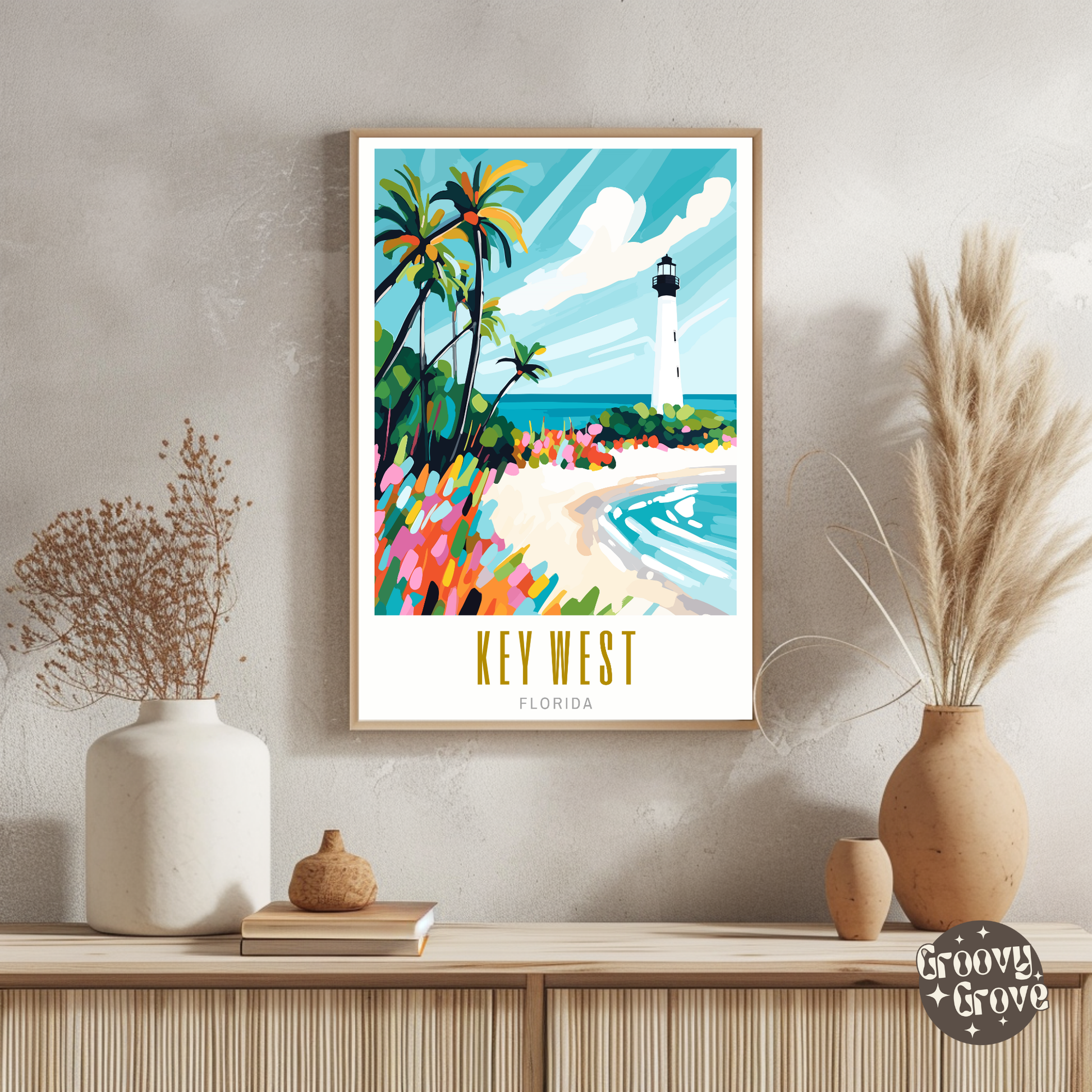 Key West Florida Poster - GroovyGrove