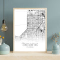 Tamarac Florida City Map Poster - GroovyGrove