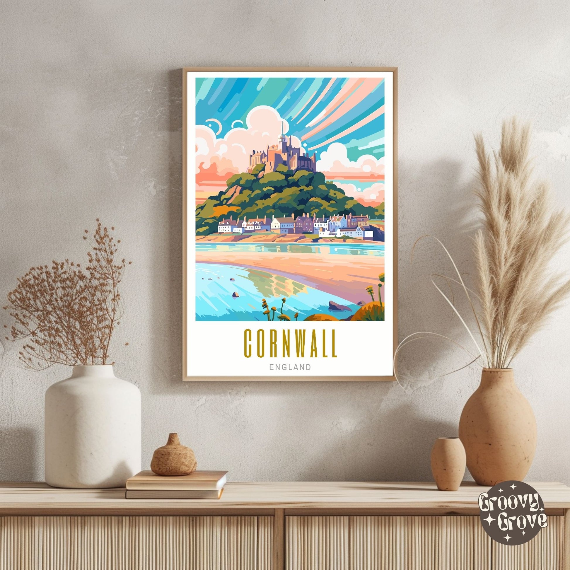 Cornwall England Poster - GroovyGrove