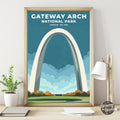 Gateway Arch National Park Poster - GroovyGrove