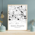 Eden Prairie Minnesota City Map Poster - GroovyGrove