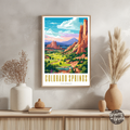 Colorado Springs Poster - GroovyGrove