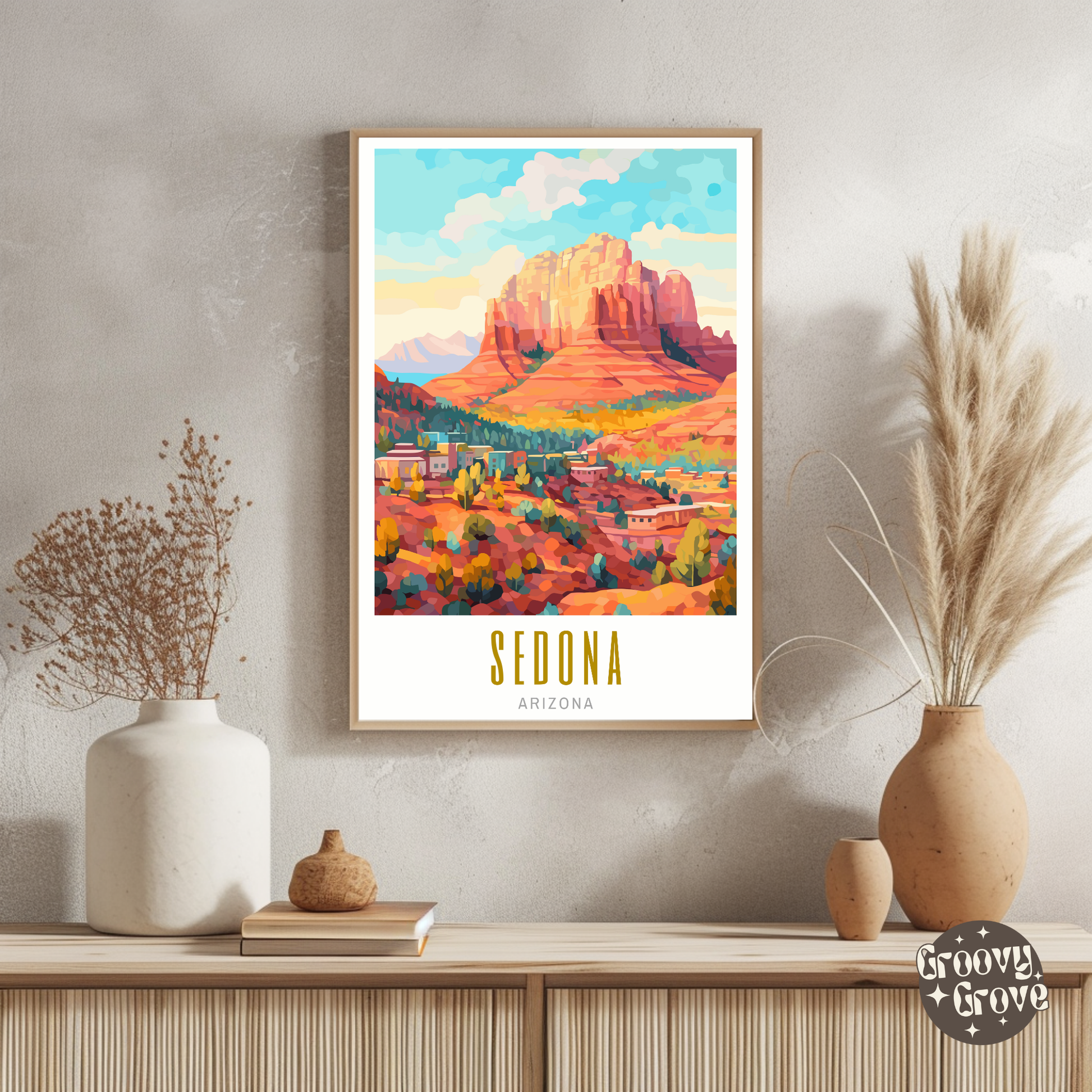 Sedona Arizona Poster - GroovyGrove