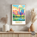 Charlotte North Carolina Poster - GroovyGrove