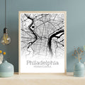 Philadelphia Pennsylvania City Map Poster - GroovyGrove