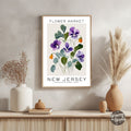 New Jersey Flower Market Poster - GroovyGrove