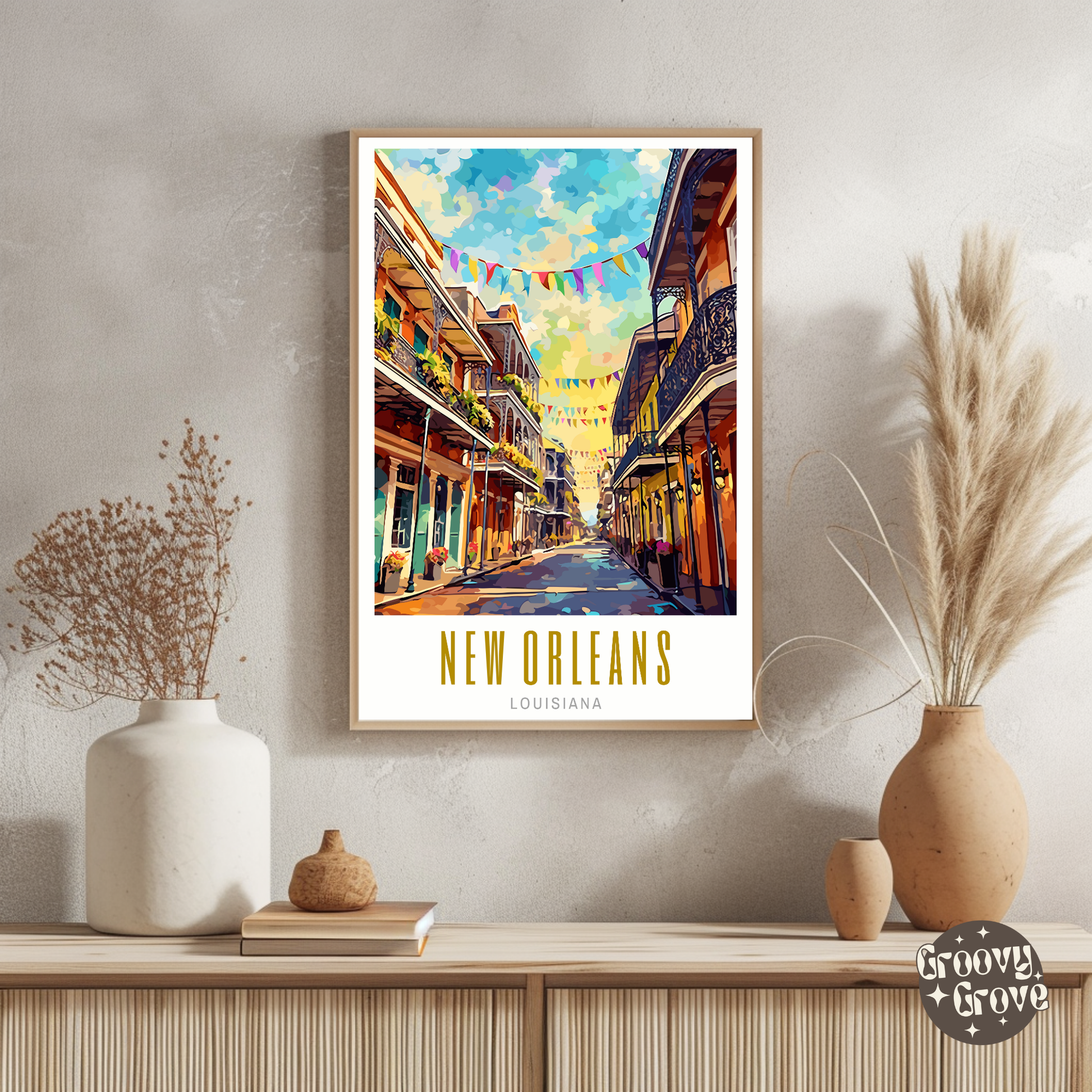 New Orleans Louisiana Poster - GroovyGrove