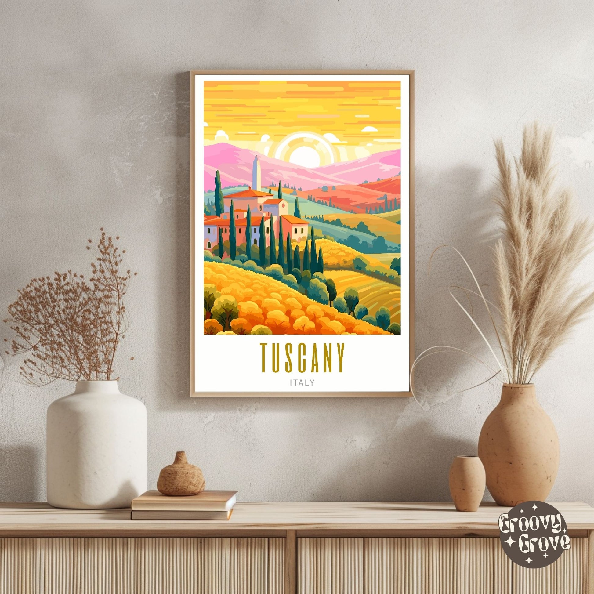 Tuscany Italy Poster - GroovyGrove