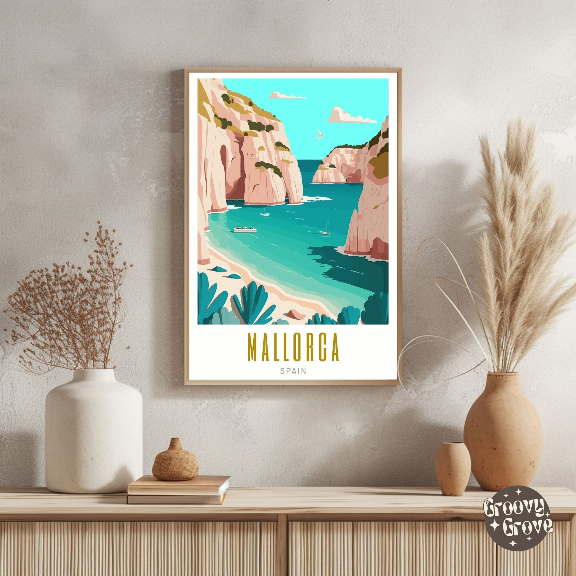 Mallorca Spain Poster - GroovyGrove