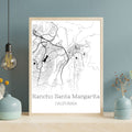 Rancho Santa Margarita California City Map Poster - GroovyGrove