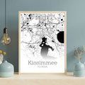 Kissimmee Florida City Map Poster - GroovyGrove