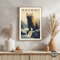 Katmai National Park Vintage Poster - GroovyGrove