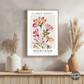 Montana Flower Market Poster - GroovyGrove