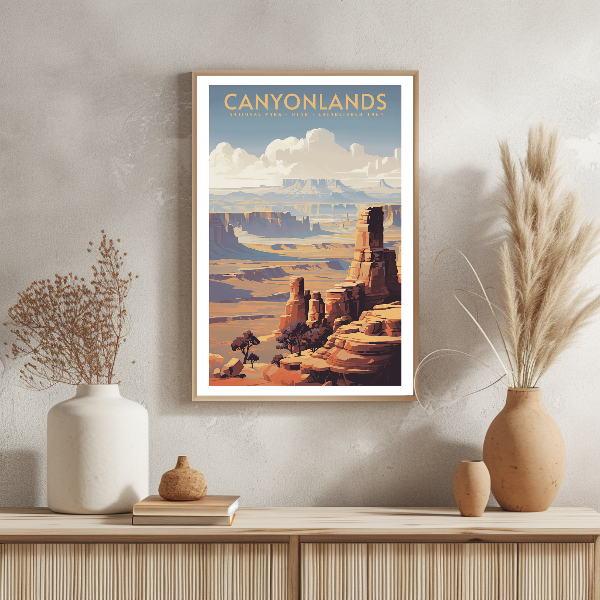 Canyonlands National Park Vintage Poster - GroovyGrove