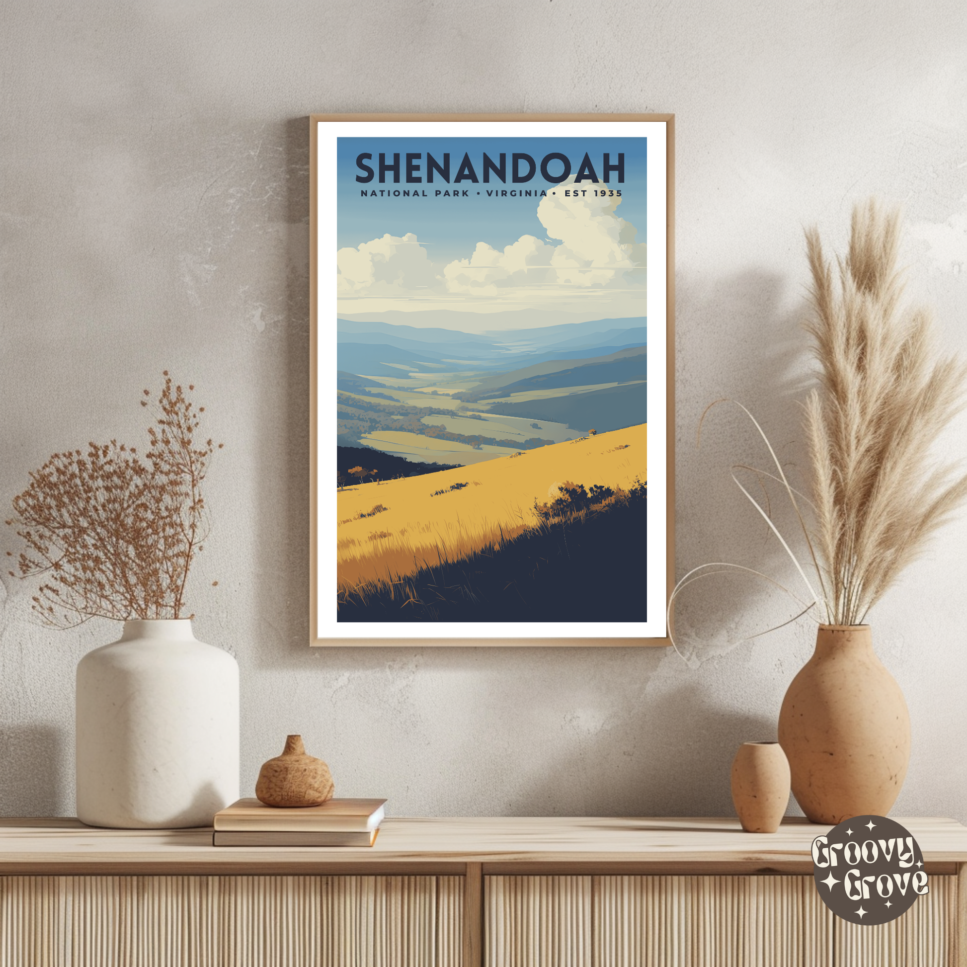 Shenandoah National Park Vintage Poster - GroovyGrove