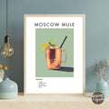 Moscow Mule Retro Cocktail Poster - GroovyGrove