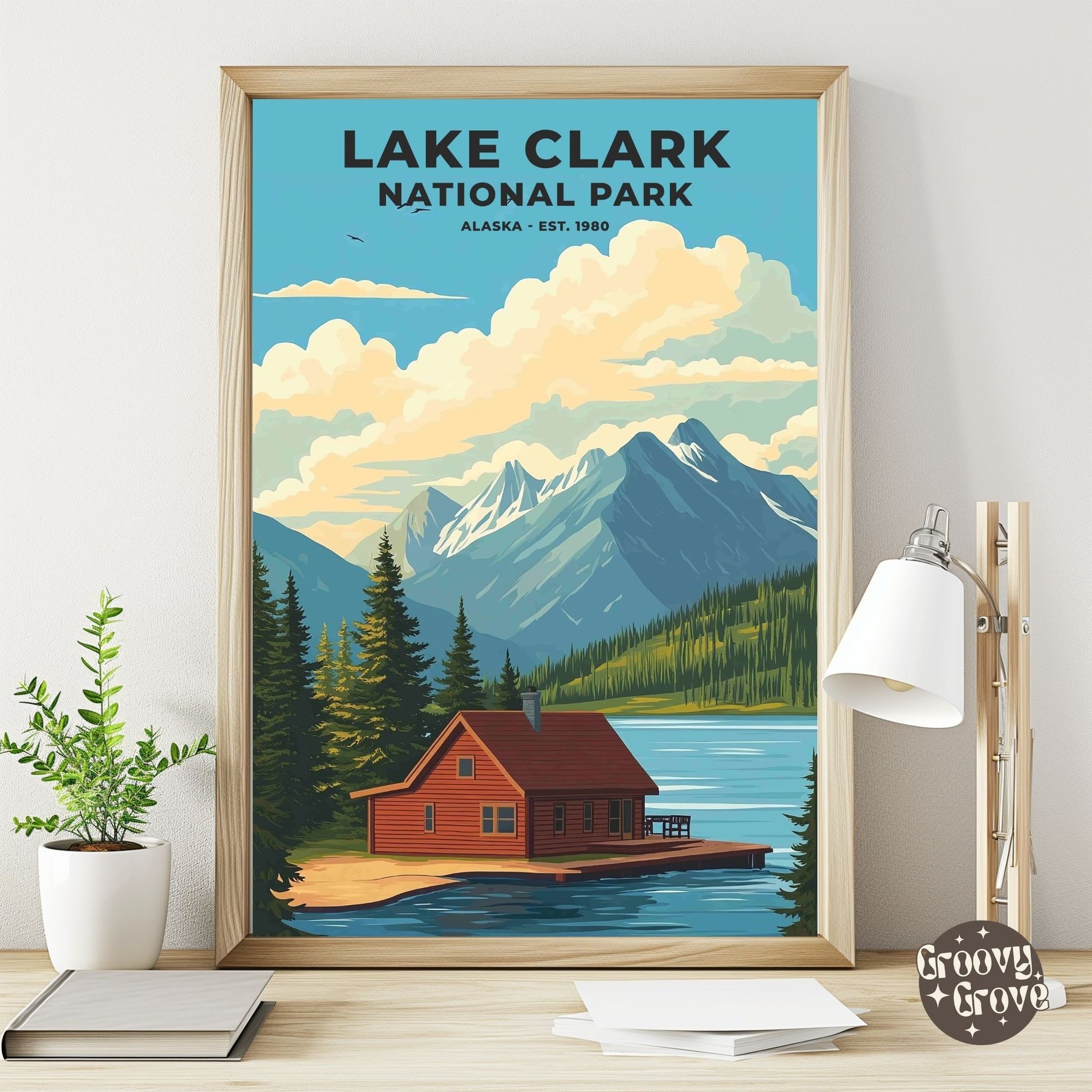 Lake Clark National Park Poster - GroovyGrove