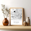 Arvada Colorado City Map Poster - GroovyGrove