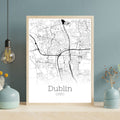 Dublin Ohio City Map Poster - GroovyGrove