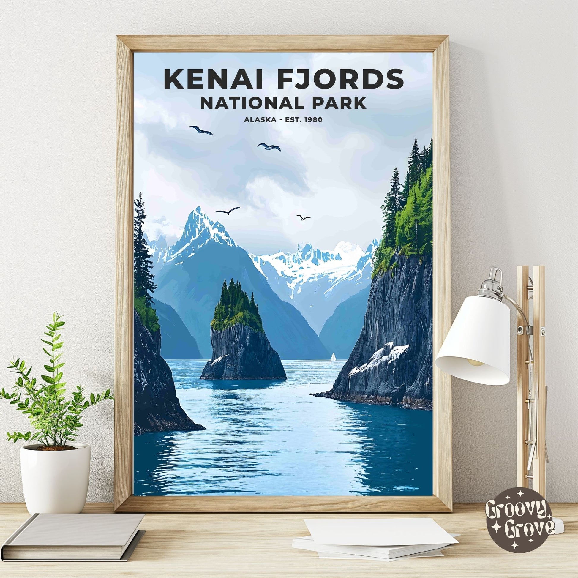 Kenai Fjords National Park Poster - GroovyGrove