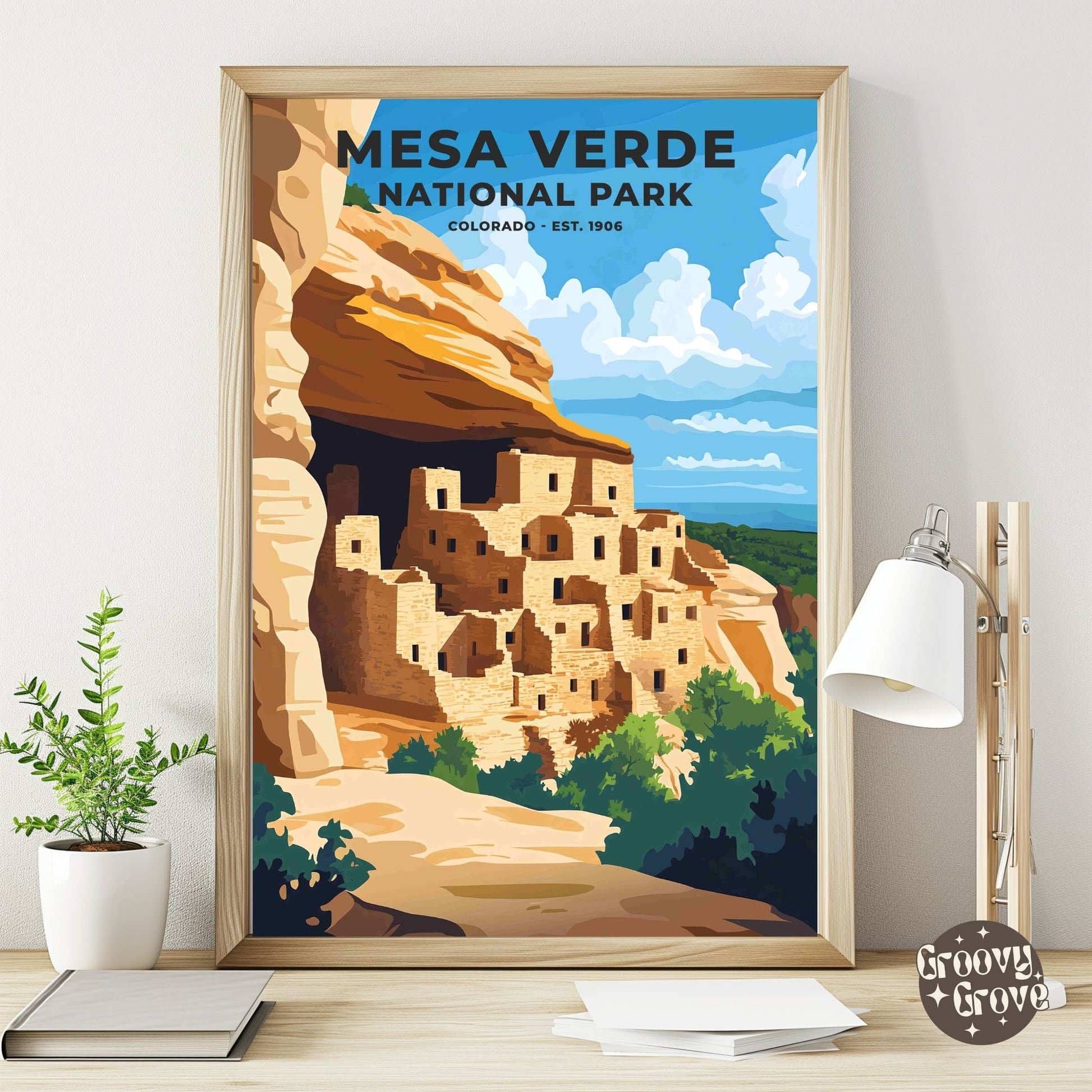 Mesa Verde National Park Poster - GroovyGrove