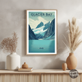 Glacier Bay National Park Vintage Poster - GroovyGrove