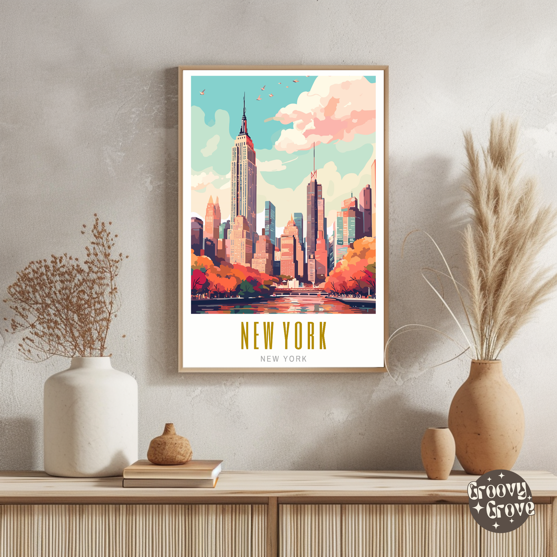 New York Poster - GroovyGrove