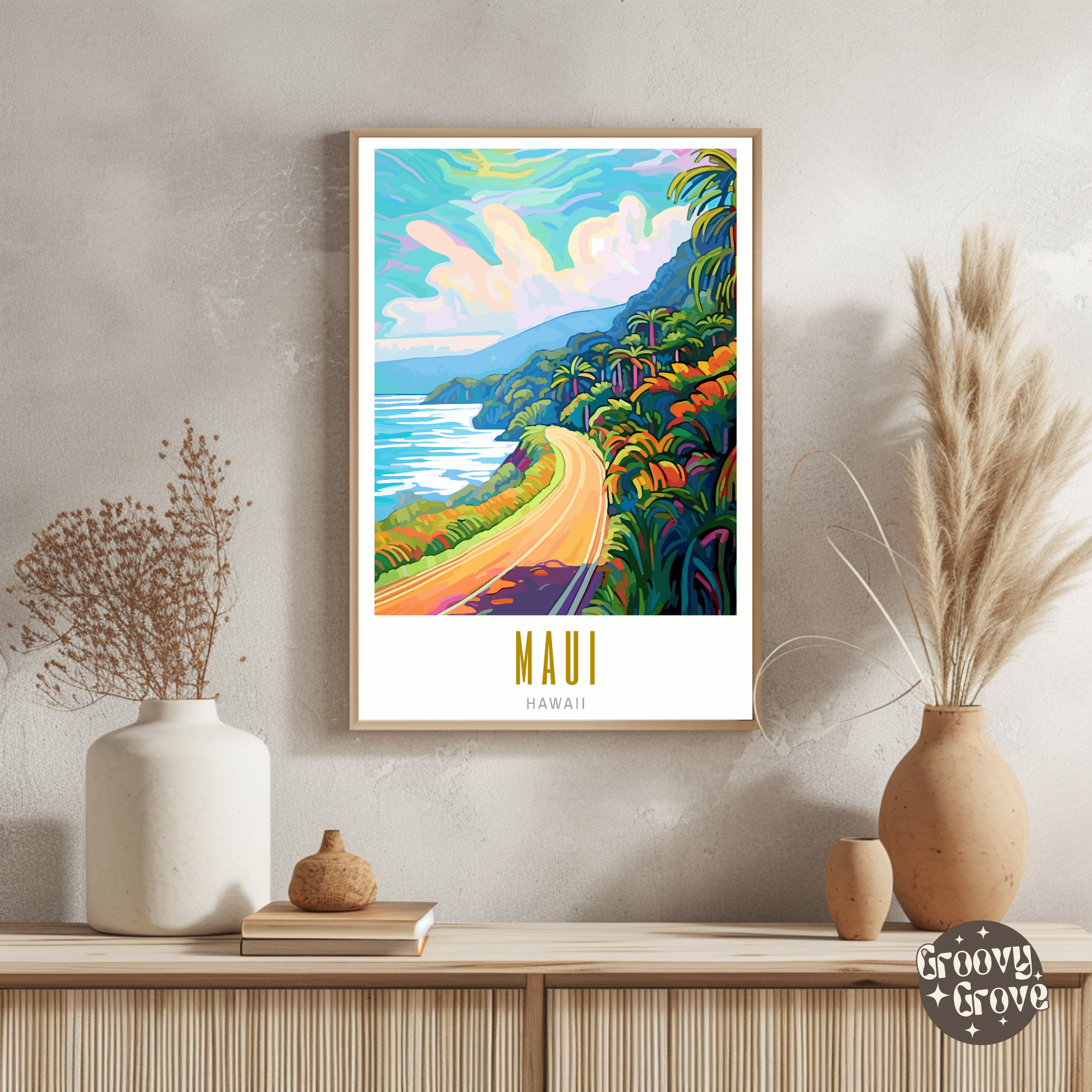 Maui Hawaii Poster - GroovyGrove