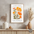 California Flower Market Poster - GroovyGrove