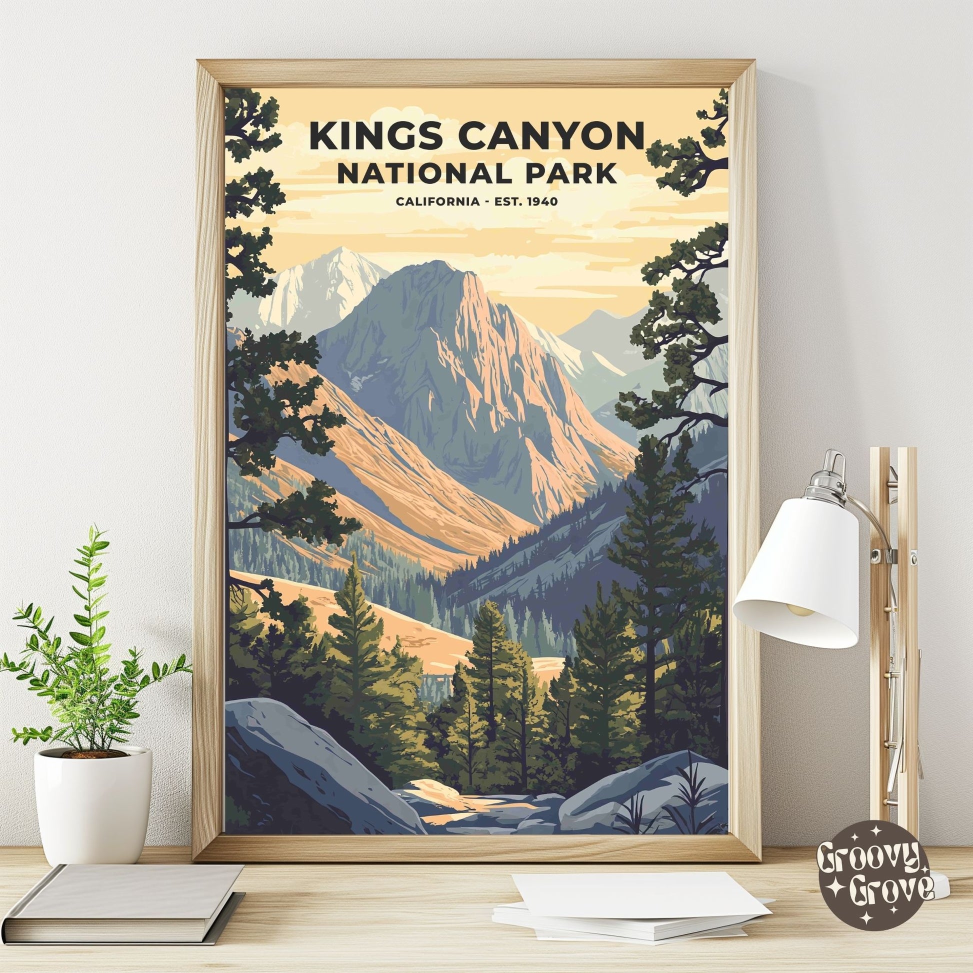 Kings Canyon National Park Poster - GroovyGrove