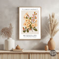 Missouri Flower Market Poster - GroovyGrove