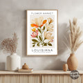 Louisiana Flower Market Poster - GroovyGrove