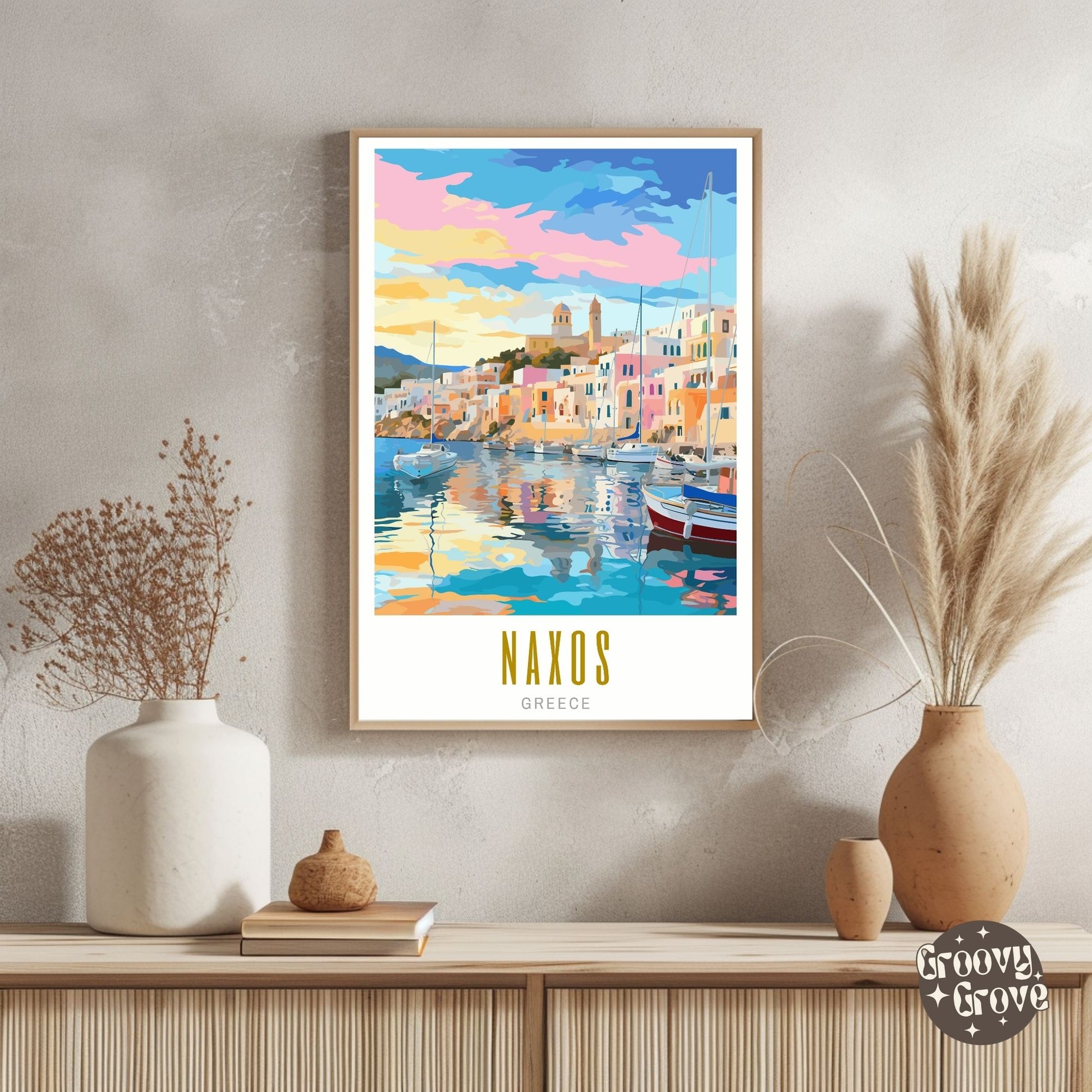 Naxos Greece Poster - GroovyGrove