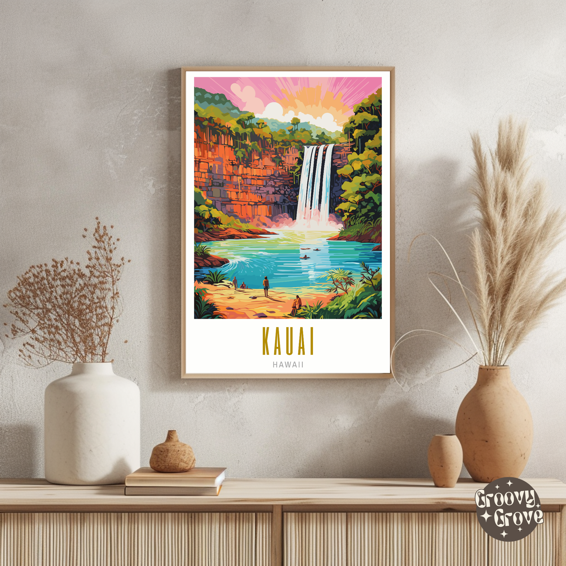 Kauai Hawaii Poster - GroovyGrove