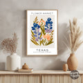 Texas Flower Market Poster - GroovyGrove