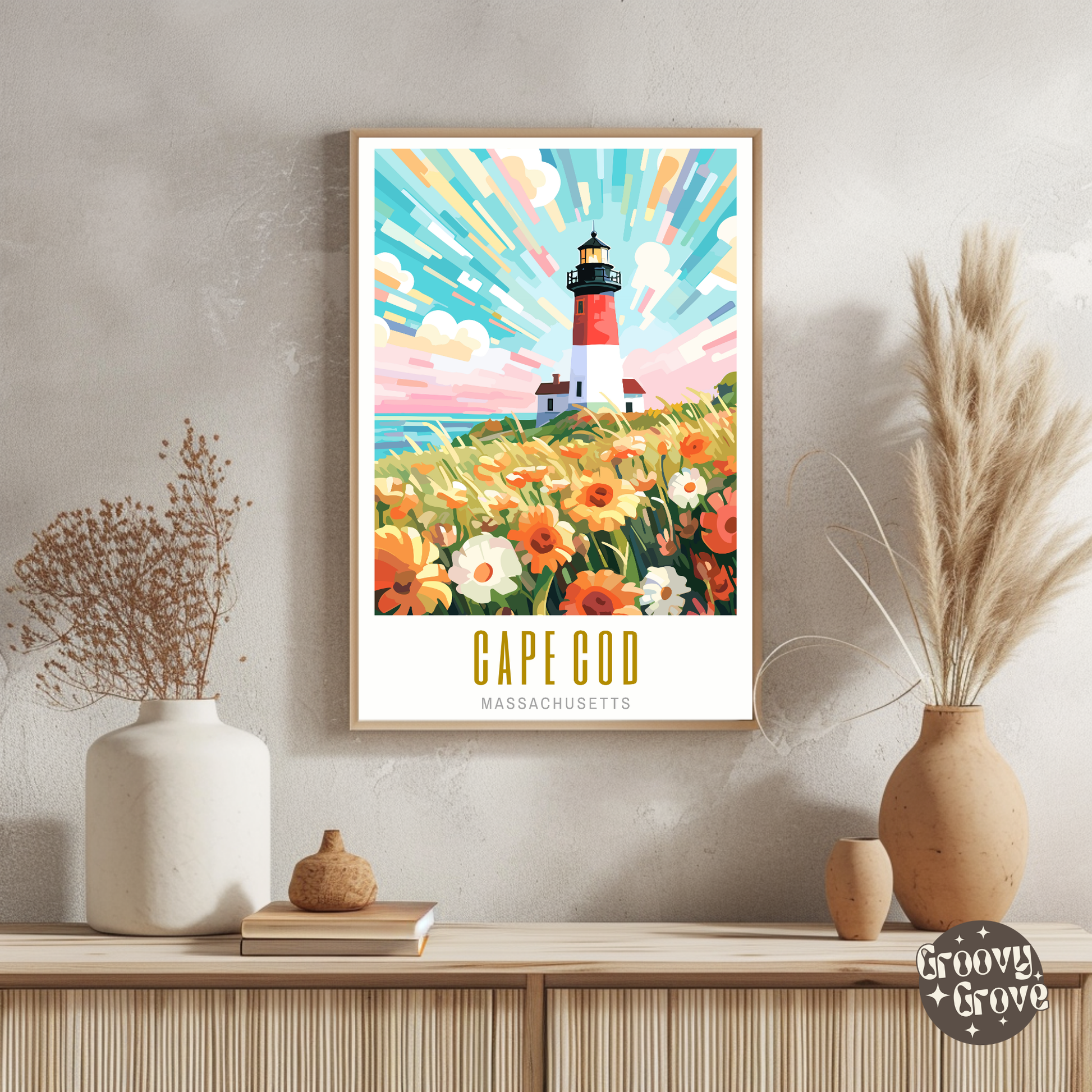 Cape Cod Massachusetts Poster - GroovyGrove