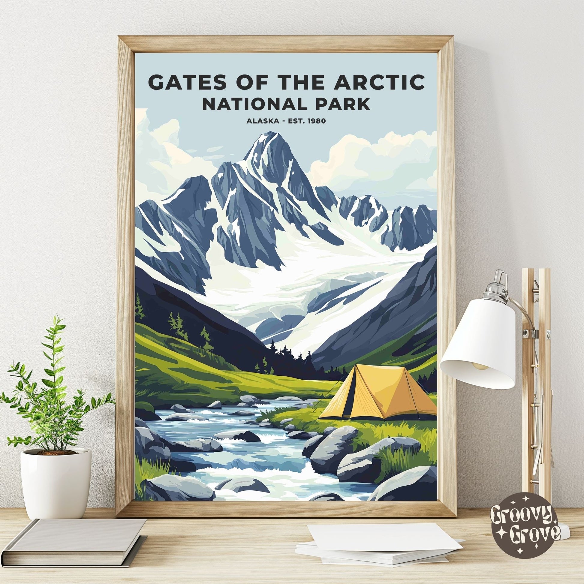 Gates of the Arctic National Park Poster - GroovyGrove