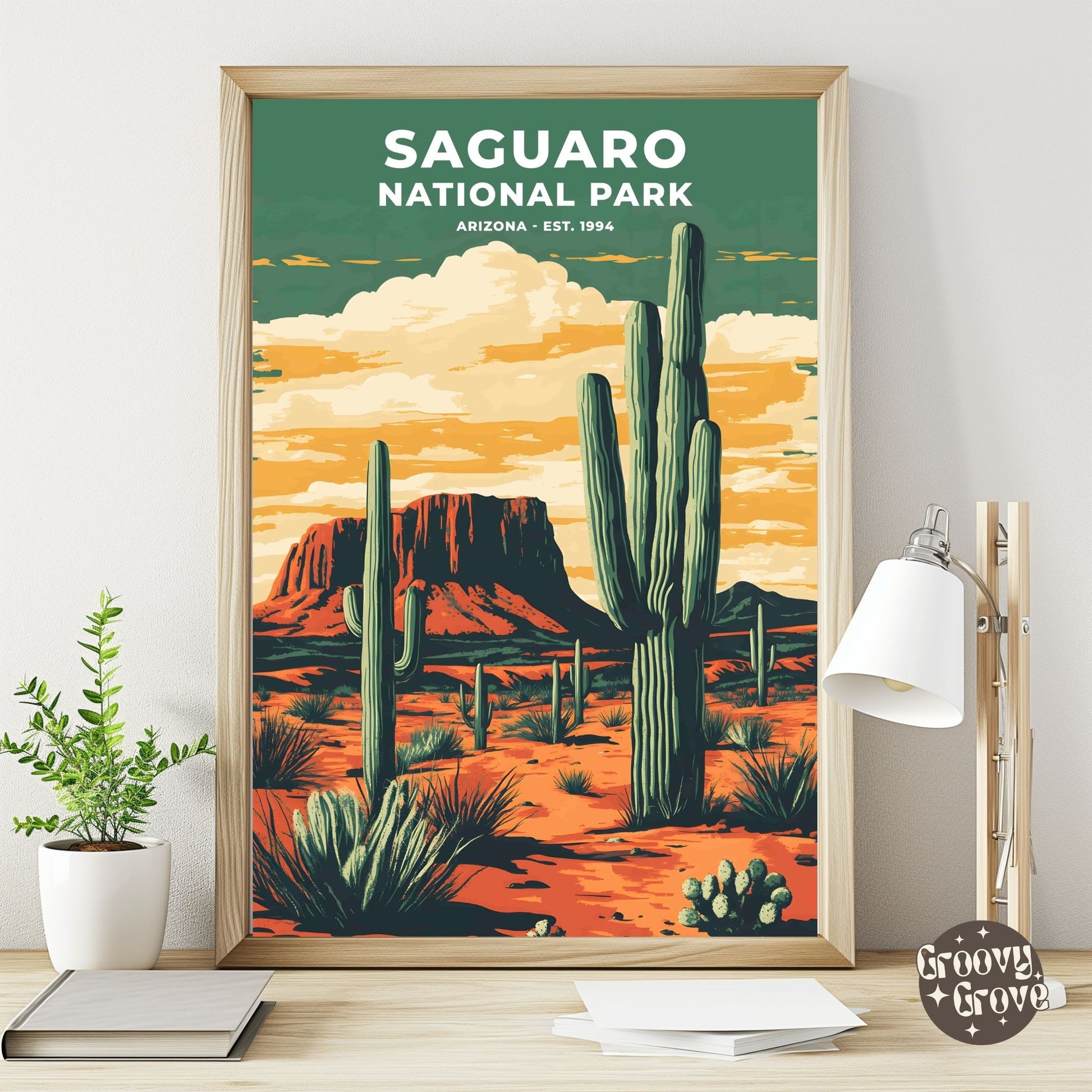 Saguaro National Park Poster - GroovyGrove