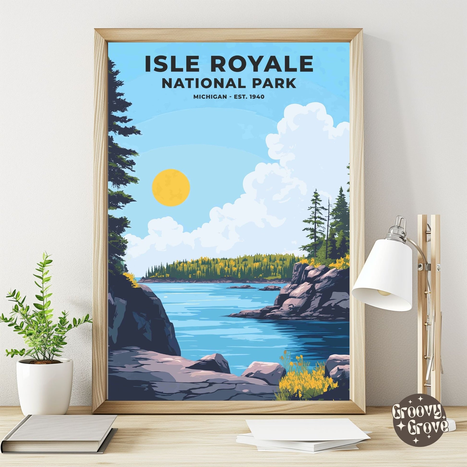 Isle Royale National Park Poster - GroovyGrove