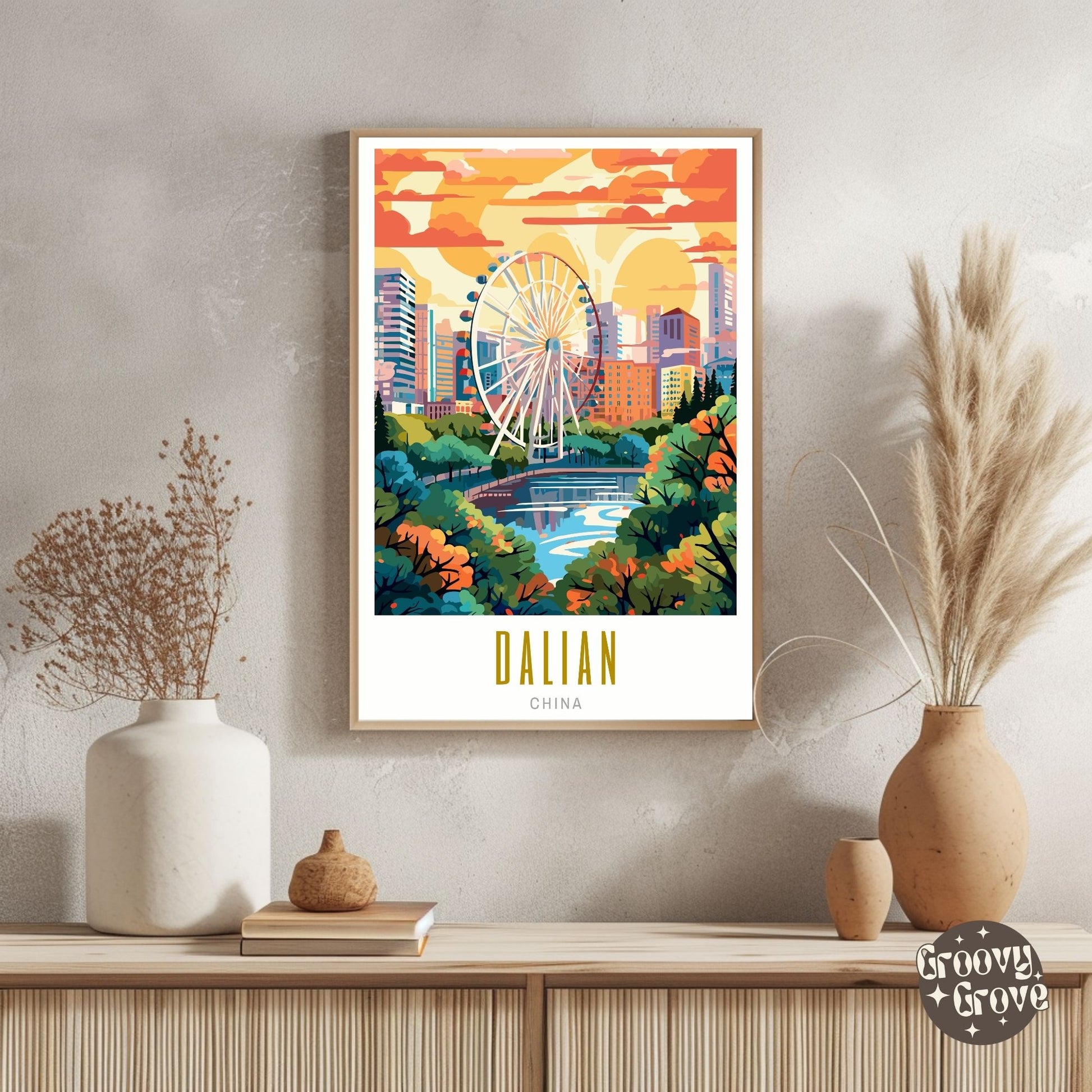 Dalian China Poster - GroovyGrove