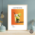 Caipirinha Retro Cocktail Poster - GroovyGrove