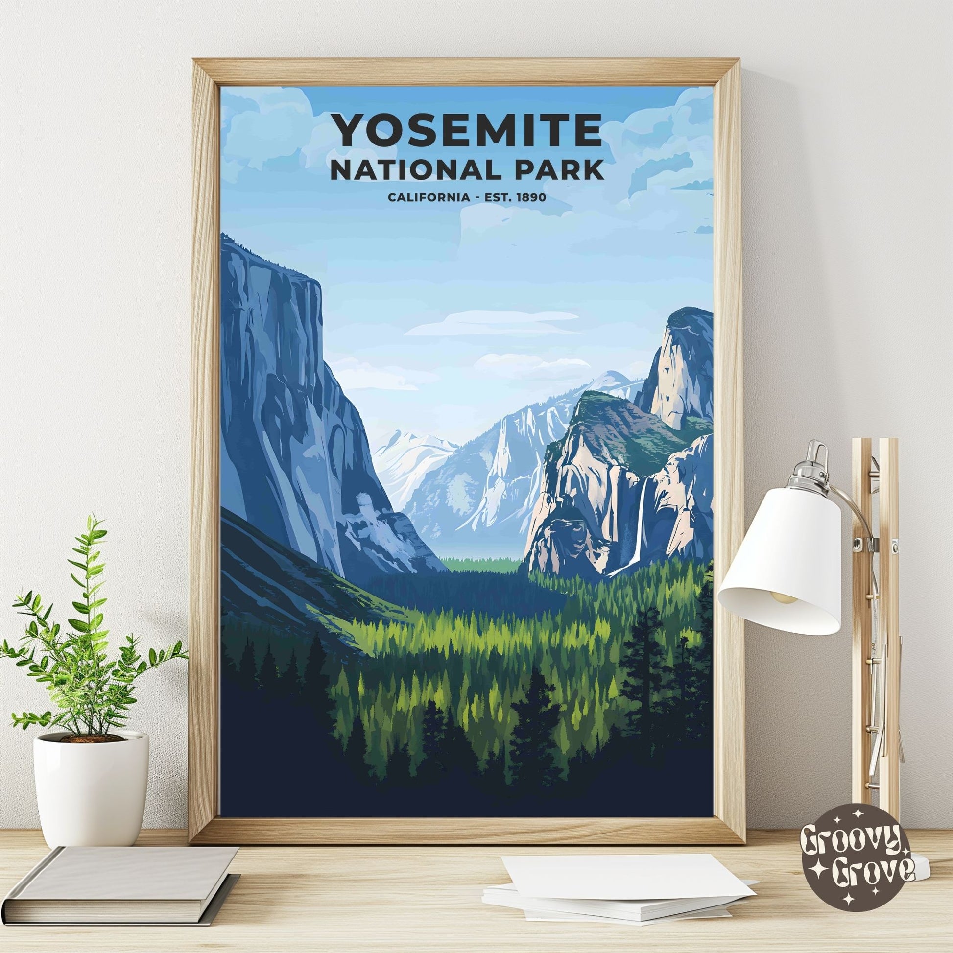 Yosemite National Park Poster - GroovyGrove