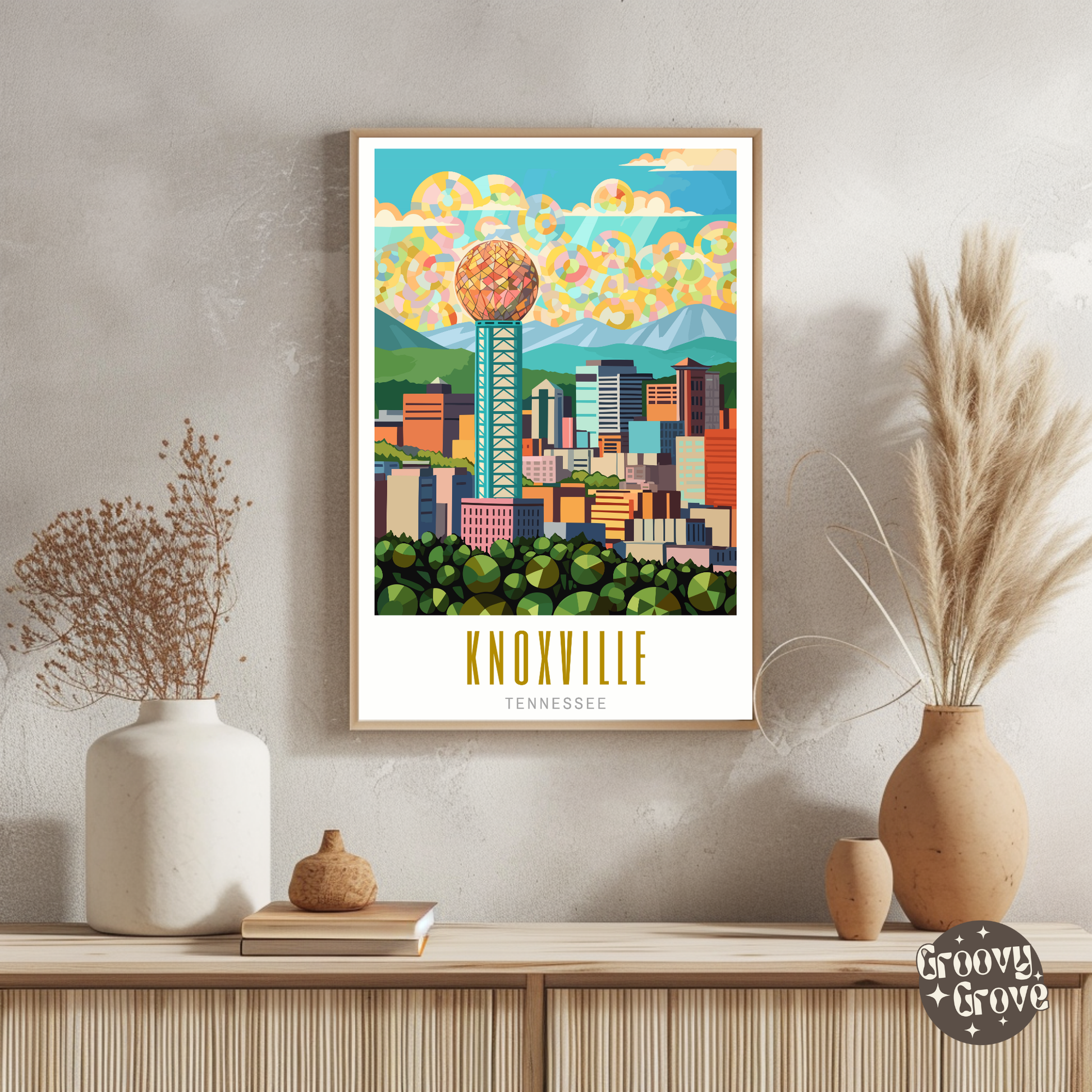 Knoxville Tennessee Poster - GroovyGrove