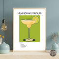 Hemingway Daiquiri Retro Cocktail Poster - GroovyGrove