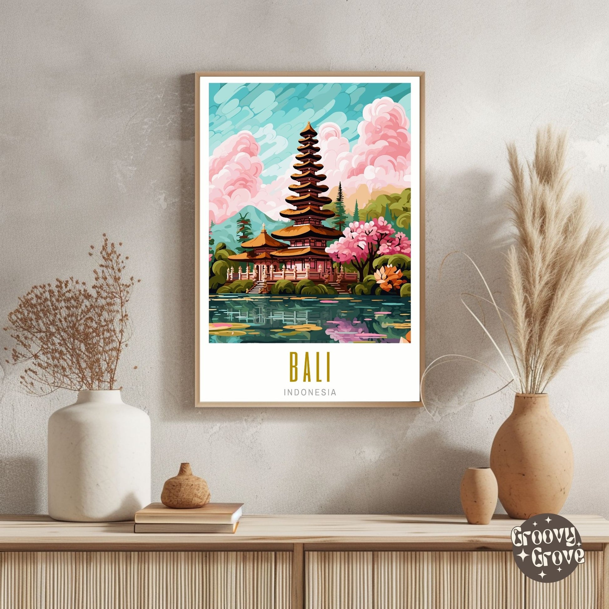 Bali Indonesia Poster - GroovyGrove