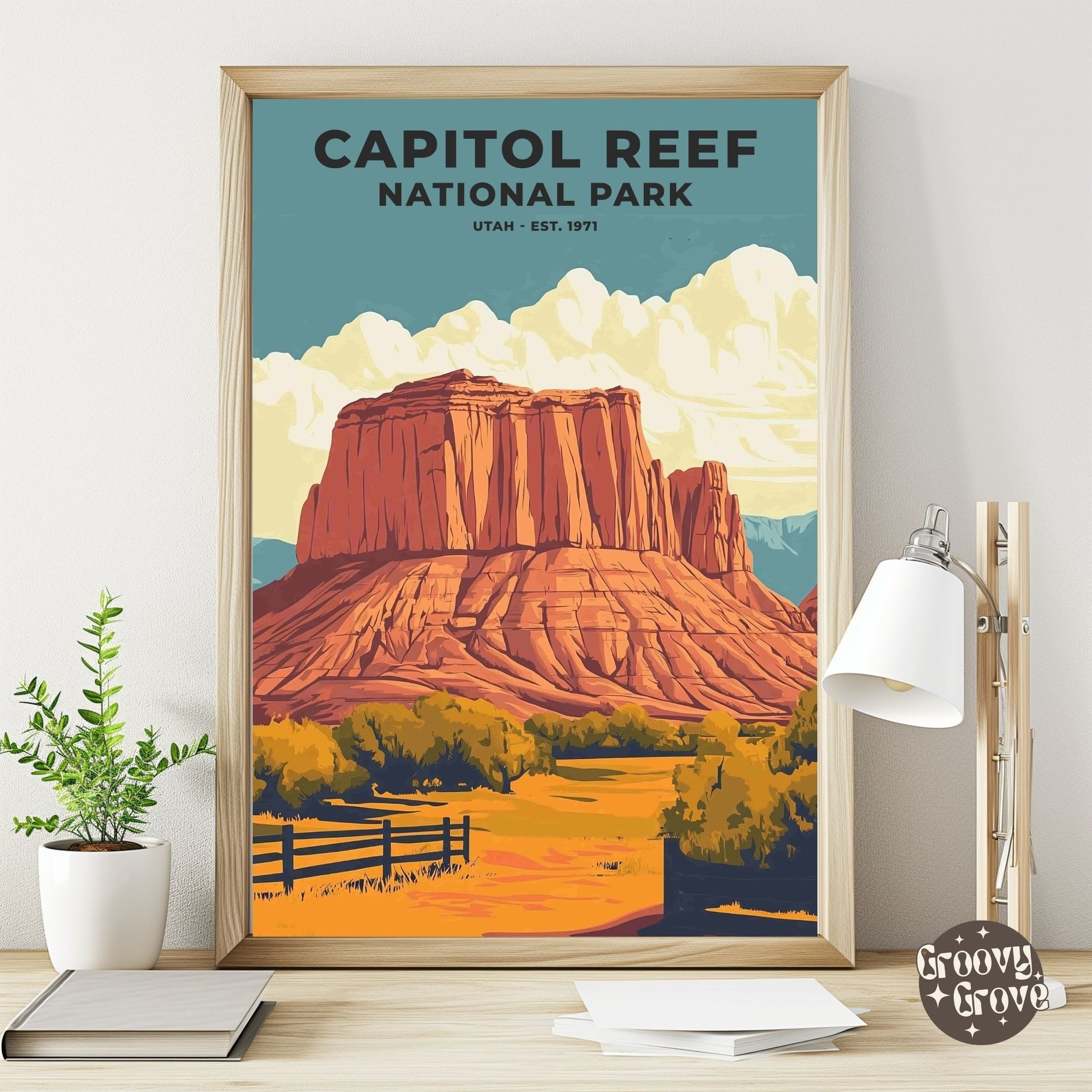 Capitol Reef National Park Poster - GroovyGrove