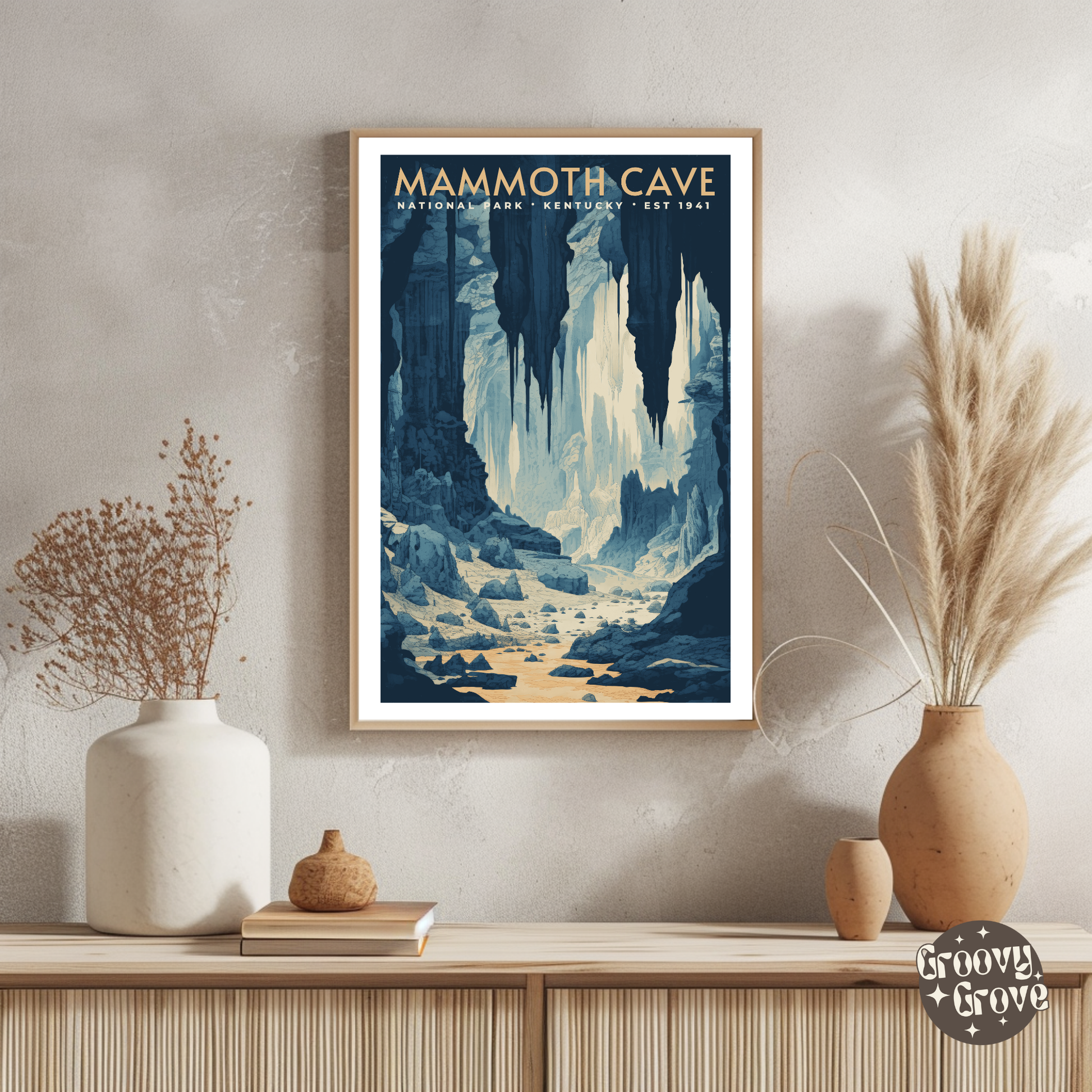 Mammoth Cave National Park Vintage Poster - GroovyGrove