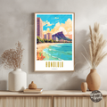 Honolulu Hawaii Poster - GroovyGrove