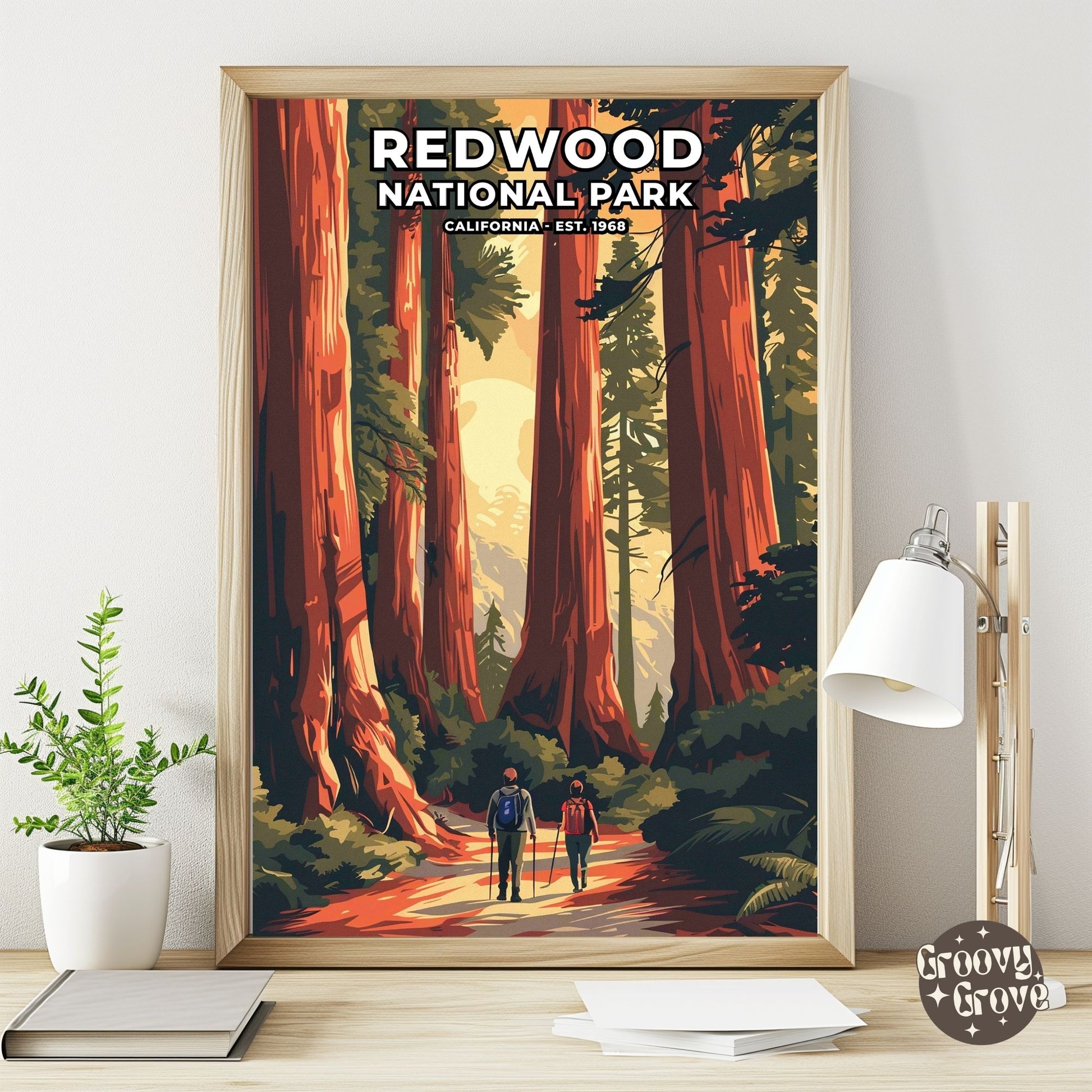 Redwood National Park Poster - GroovyGrove