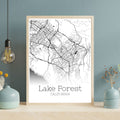 Lake Forest California City Map Poster - GroovyGrove